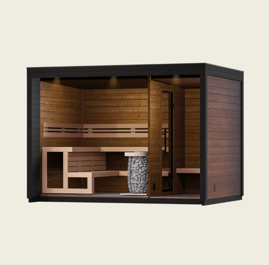 Leil® Saunas Extern spotlight Patio