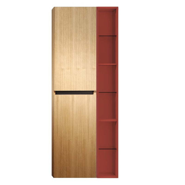 Badrumsmöbel Hemavan Sidoskåp med Öppna Hyllor 60 cm