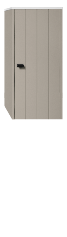 Badrumsmöbel Vemdalen Sidoskåp - 75 cm, Greige