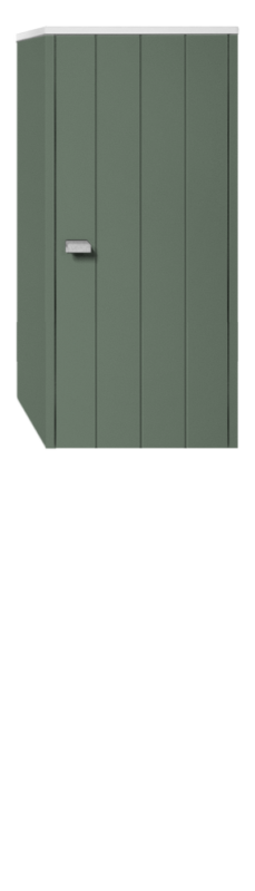 Badrumsmöbel Vemdalen Sidoskåp - 75 cm, Salviagrön