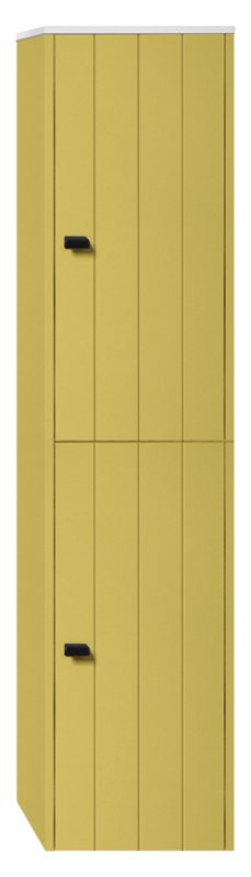Badrumsmöbel Vemdalen Sidoskåp - 150 cm, Mjukgul