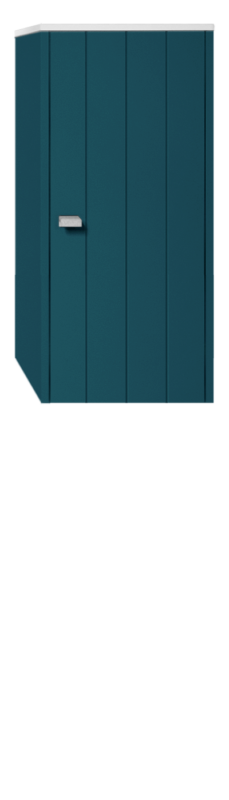 Badrumsmöbel Vemdalen Sidoskåp - 75 cm, Smaragd