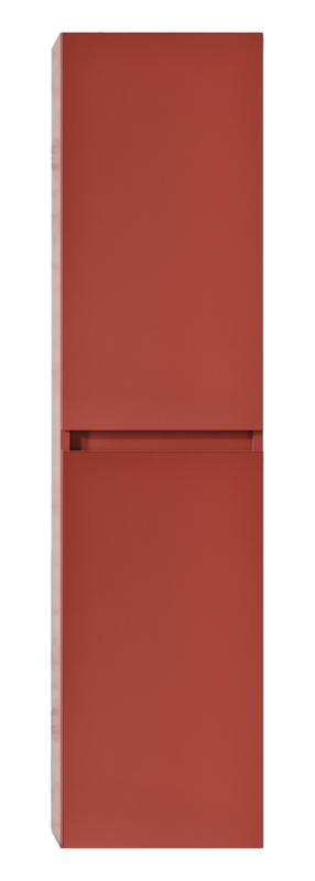 Badrumsmöbel Hemavan Sidoskåp 40 cm - Korallröd