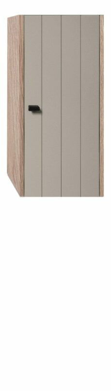 Badrumsmöbel Vemdalen Sidoskåp - 75 cm, Greige/Ek