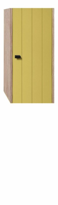 Badrumsmöbel Vemdalen Sidoskåp - 75 cm, Mjukgul/Ek
