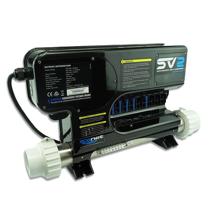 Styrenhet för spabad Spanet