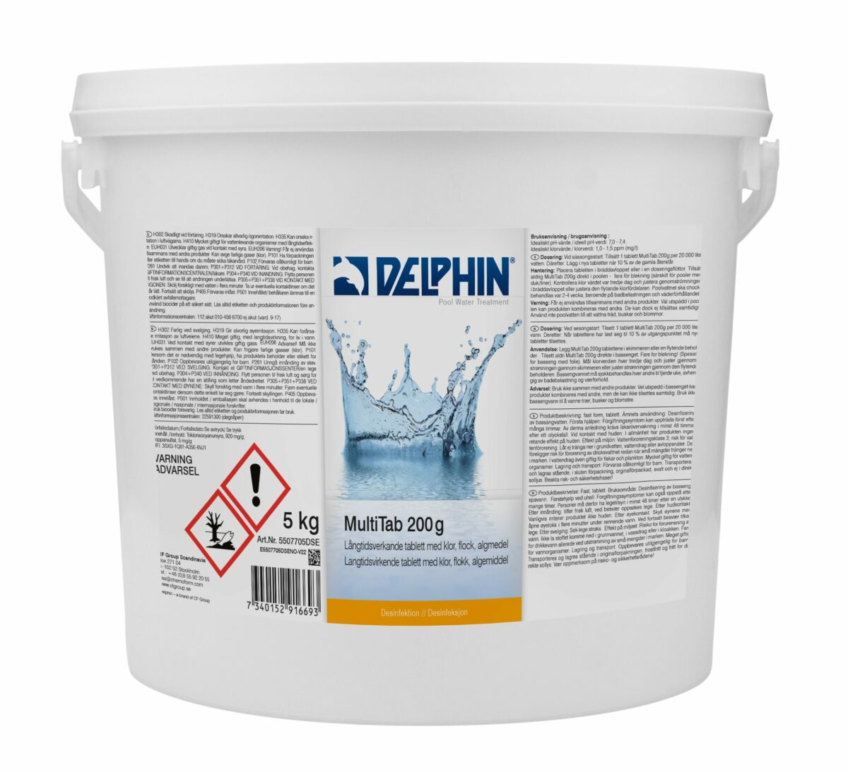 Poolkem DELPHIN MultiTab 200g 5 kg