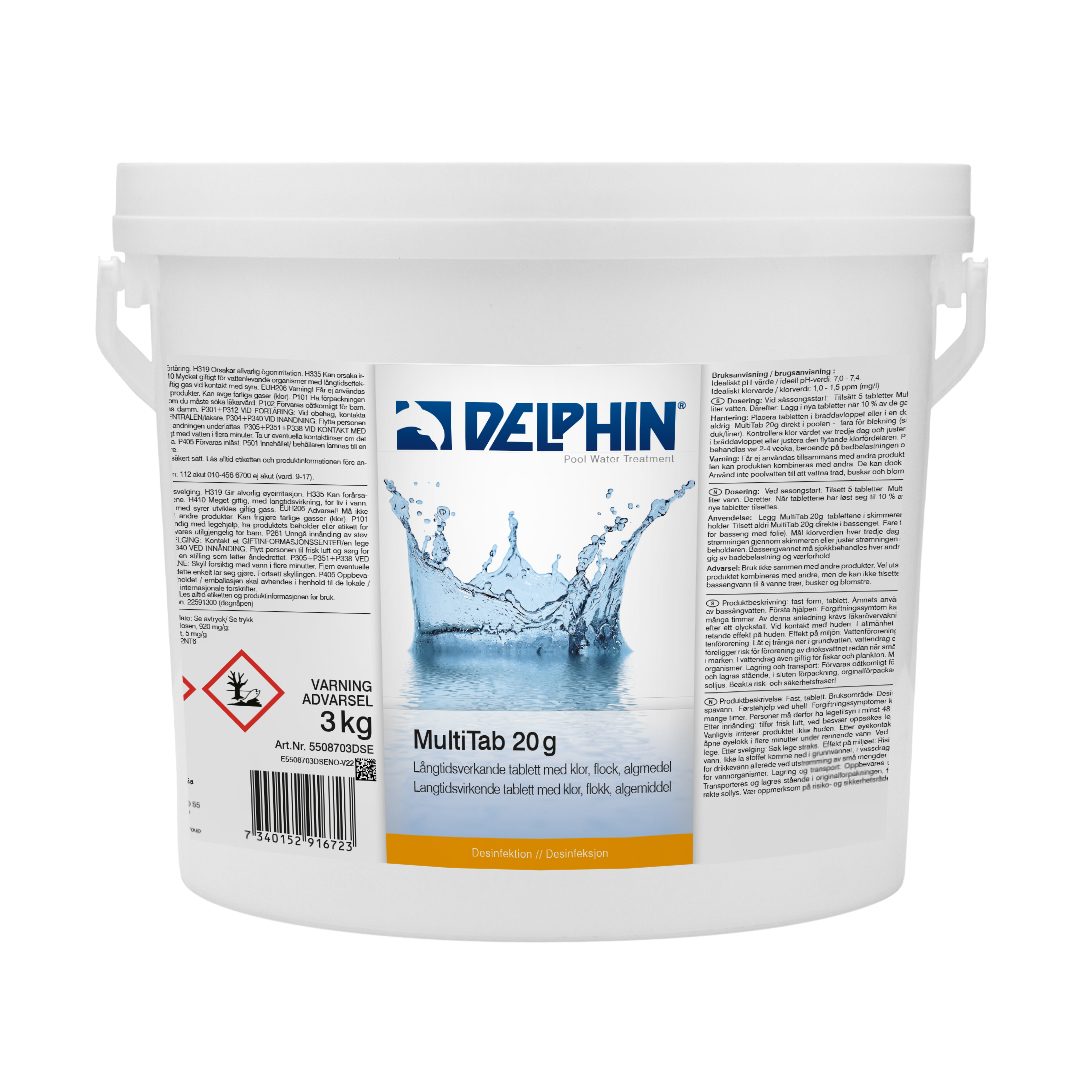 Poolkem DELPHIN MultiTab 20g 3 kg