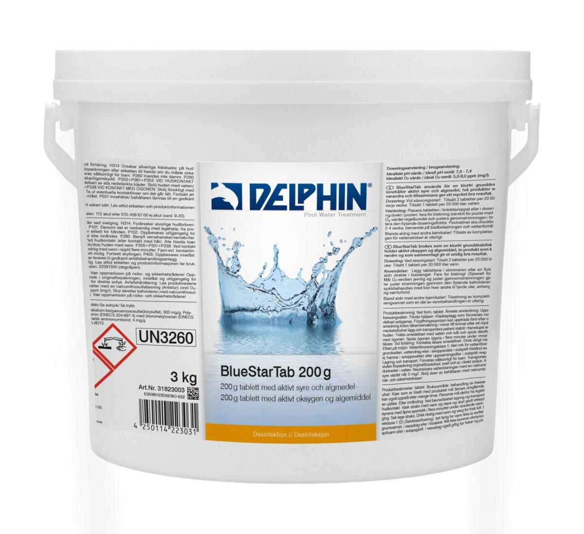 Poolkem DELPHIN BlueStarTab 200g 3 kg