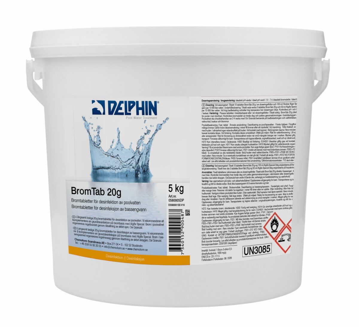 Poolkem DELPHIN BromTab 20g 5 kg