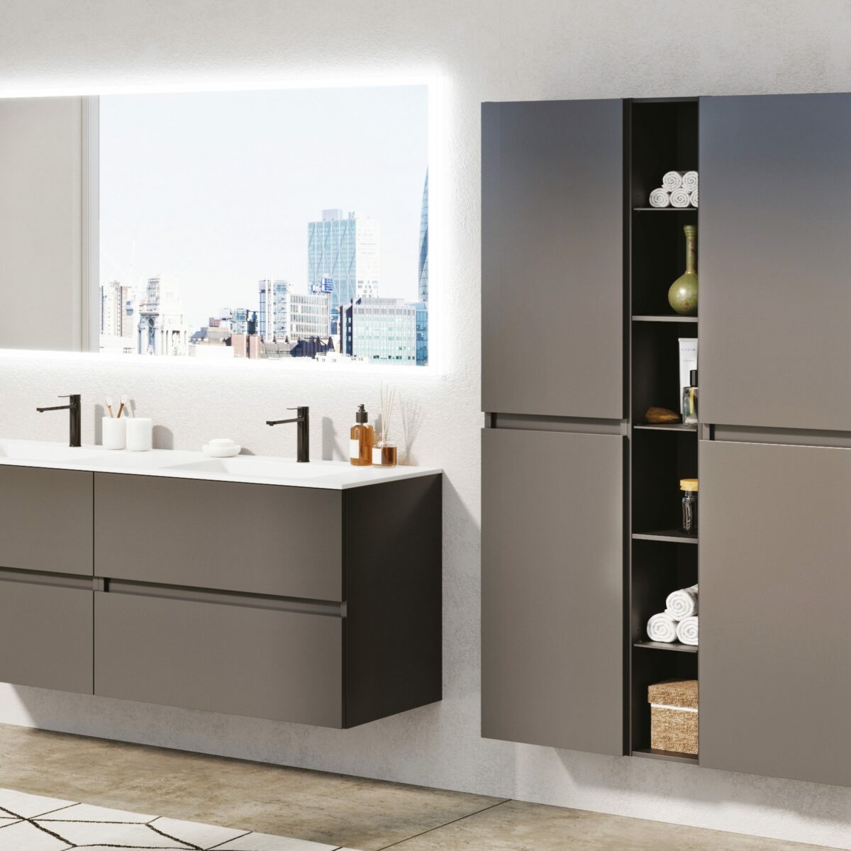 Tvättställsskåp Hemavan Dubbel 120 cm