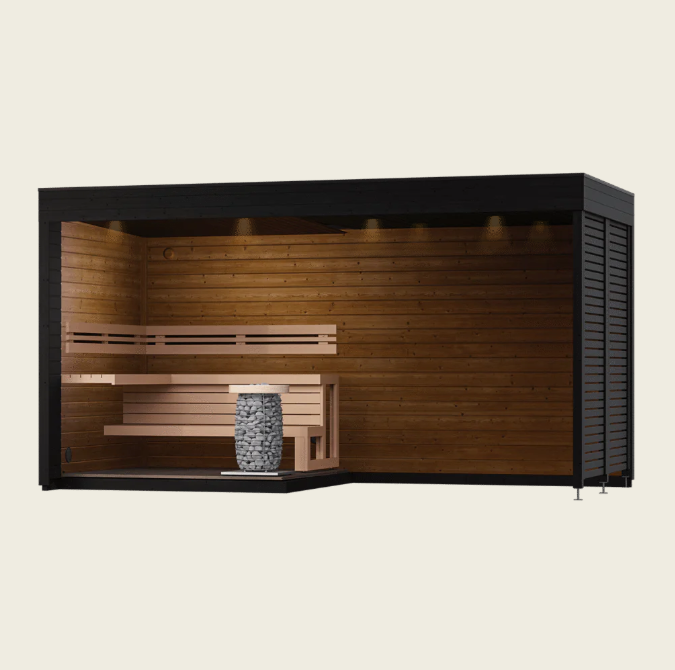 Leil® Saunas Extern spotlight